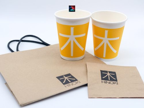 Artículos Promocionales - Vasos de Papel con Serigrafía y Bolsas de Papel Impresas