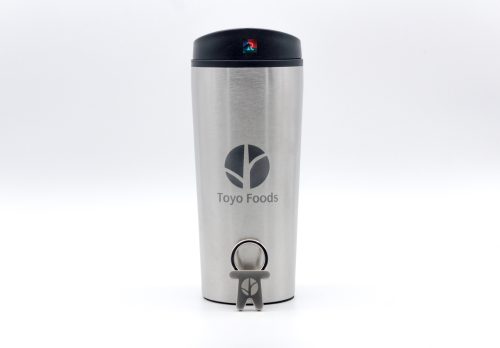 Artículos Promocionales - Vaso con grabado Láser y Llavero con Logo